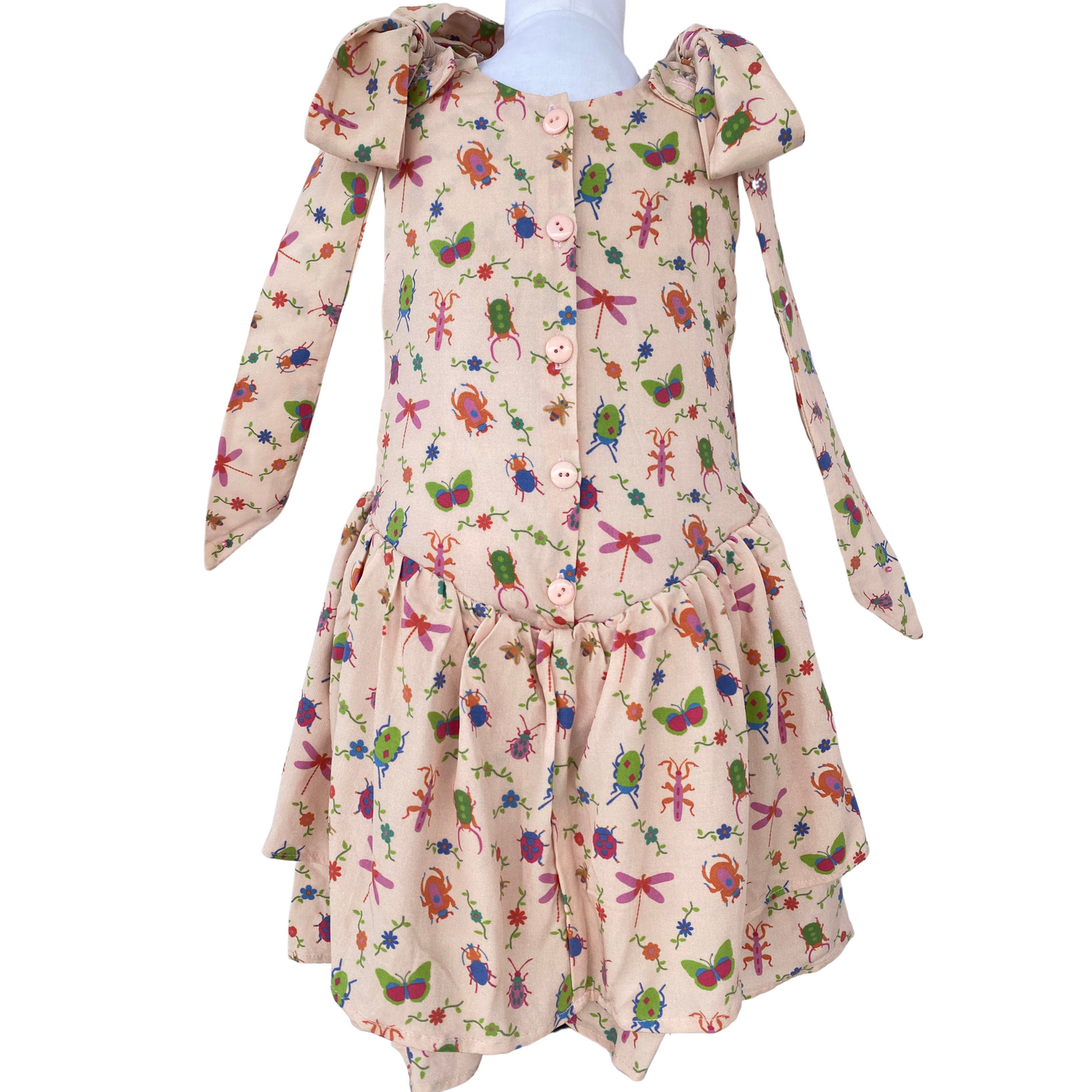 Vestido Expansible Lacitos Insectos + Collet de REGALO + Descosedor de hilos GRATIS