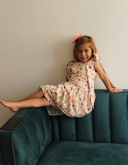 Vestido Expansible Lacitos Insectos + Collet de REGALO + Descosedor de hilos GRATIS
