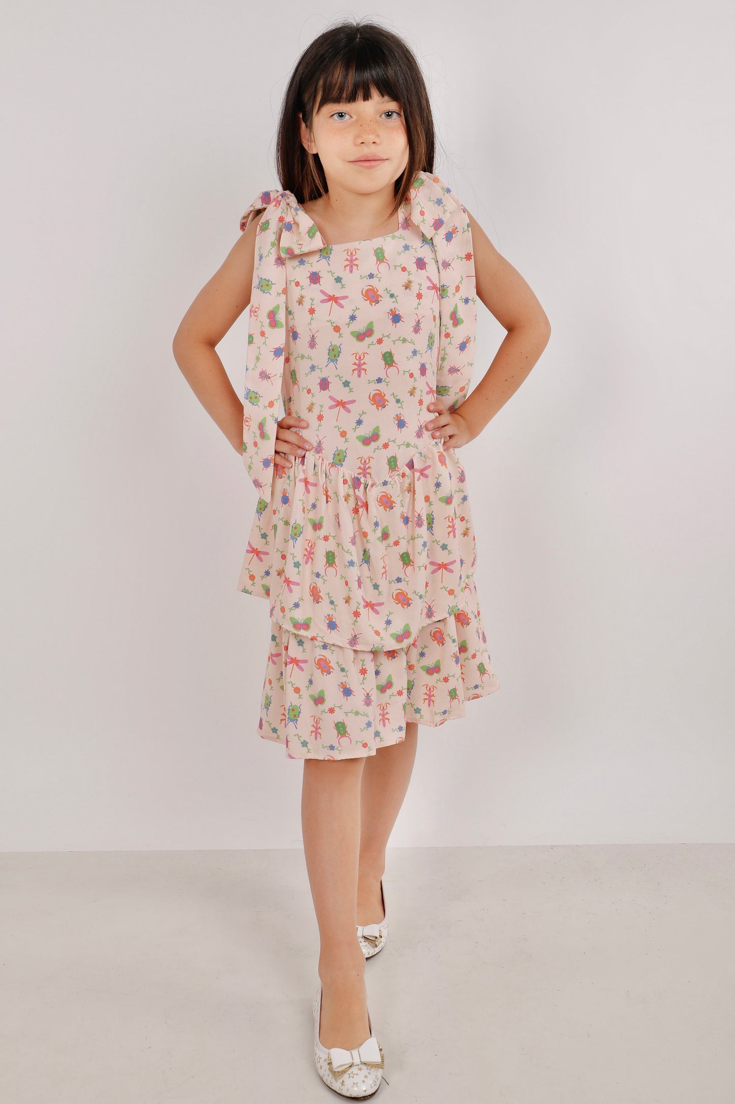 Vestido Expansible Lacitos Insectos + Collet de REGALO + Descosedor de hilos GRATIS