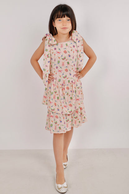 Vestido Expansible Lacitos Insectos + Collet de REGALO + Descosedor de hilos GRATIS
