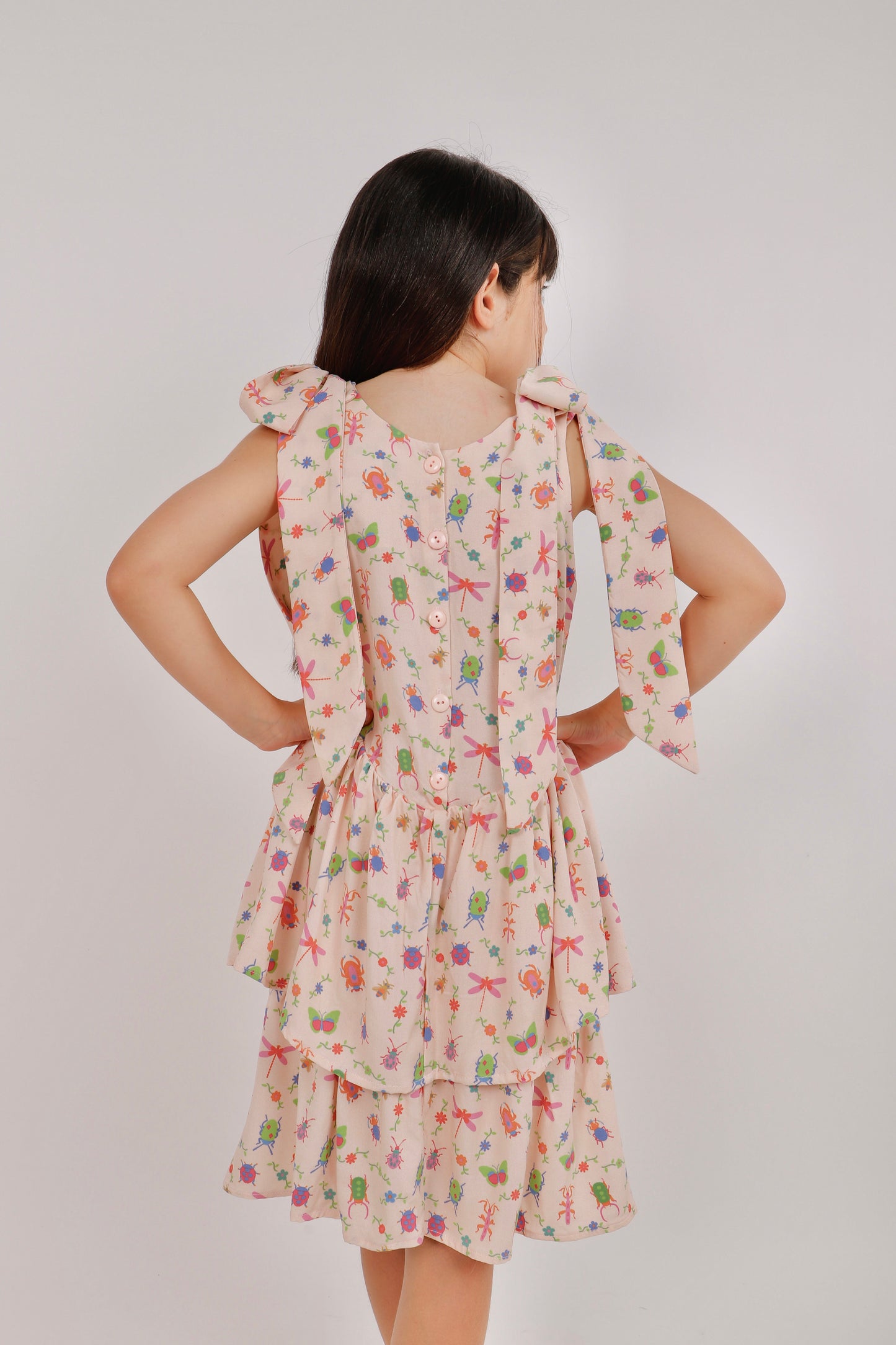 Vestido Expansible Lacitos Insectos + Collet de REGALO + Descosedor de hilos GRATIS