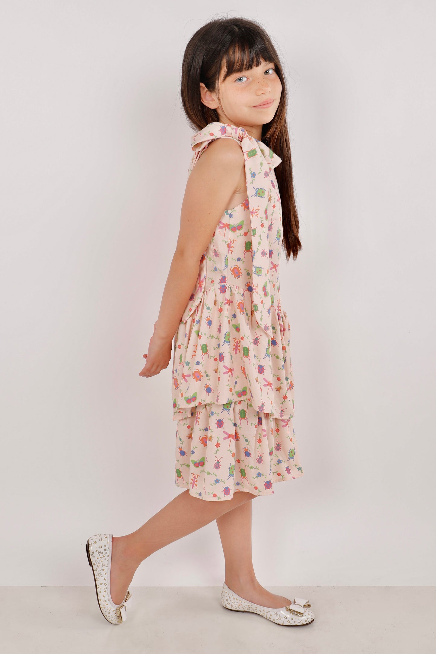 Vestido Expansible Lacitos Insectos + Collet de REGALO + Descosedor de hilos GRATIS