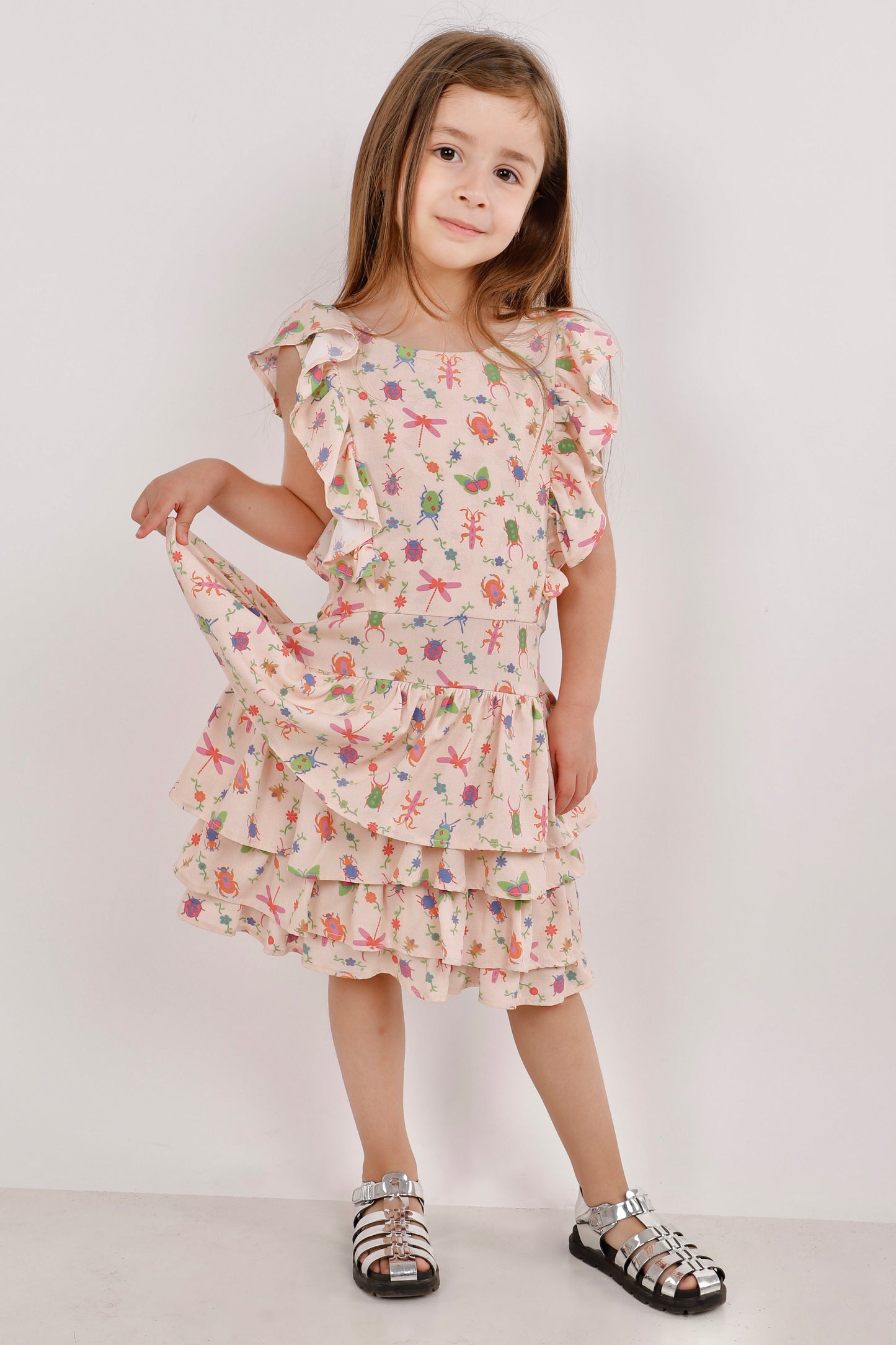 Vestido Expansible de  Vuelitos Insectos + Collet de REGALO + Descosedor de hilos GRATIS