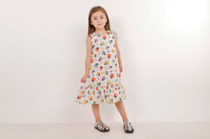 Vestido Expansible Trapecio de Chinitas + collet de REGALO + descosedor de hilos GRATIS