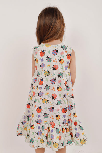Vestido Expansible Trapecio de Chinitas + collet de REGALO + descosedor de hilos GRATIS
