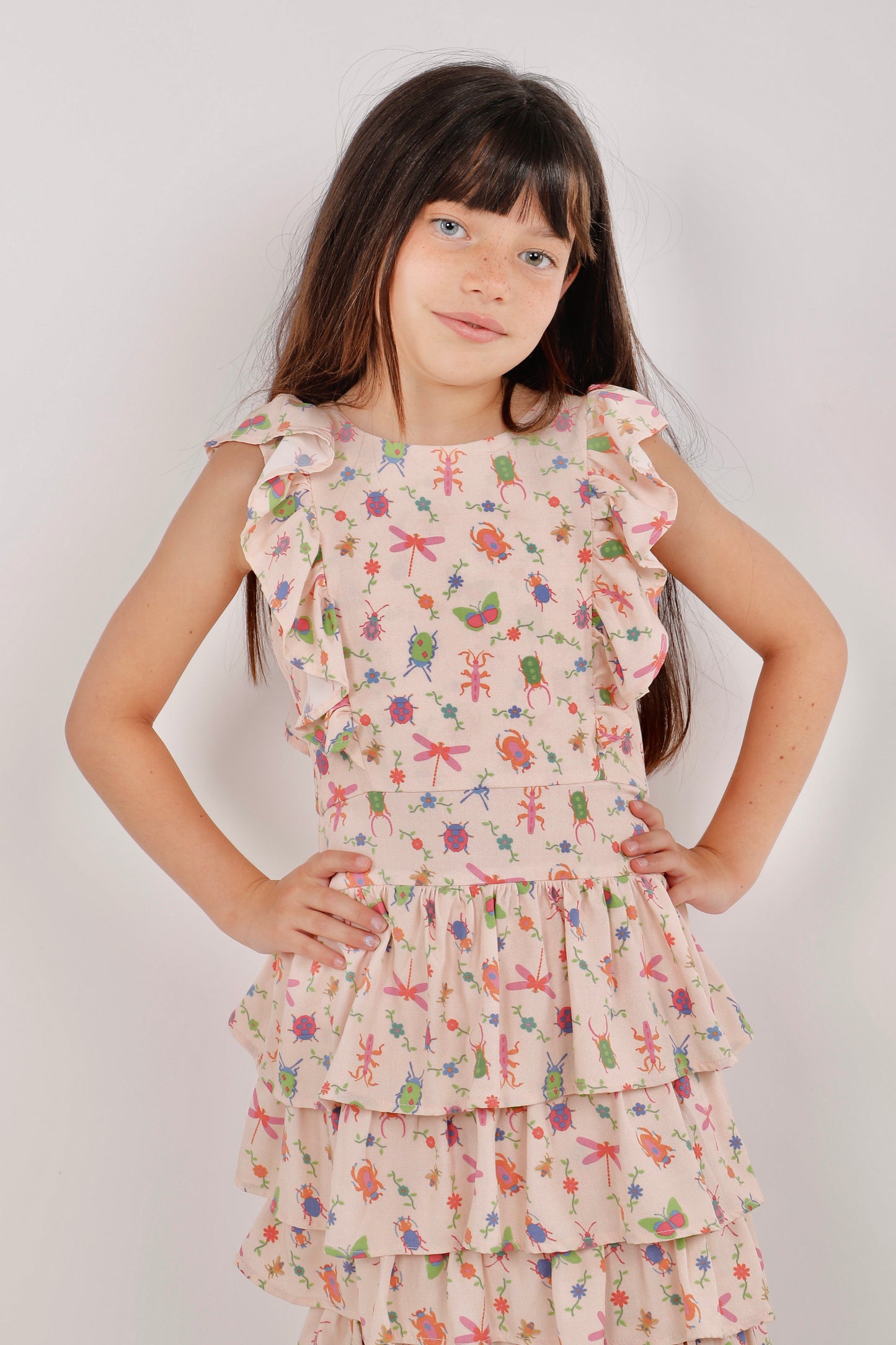 Vestido Expansible de  Vuelitos Insectos + Collet de REGALO + Descosedor de hilos GRATIS