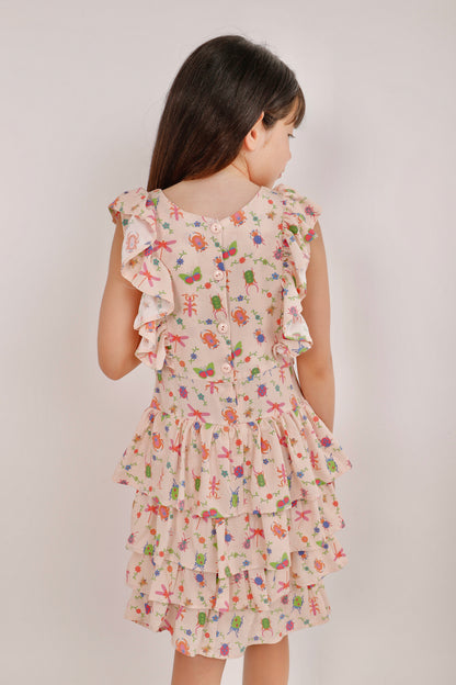 Vestido Expansible de  Vuelitos Insectos + Collet de REGALO + Descosedor de hilos GRATIS