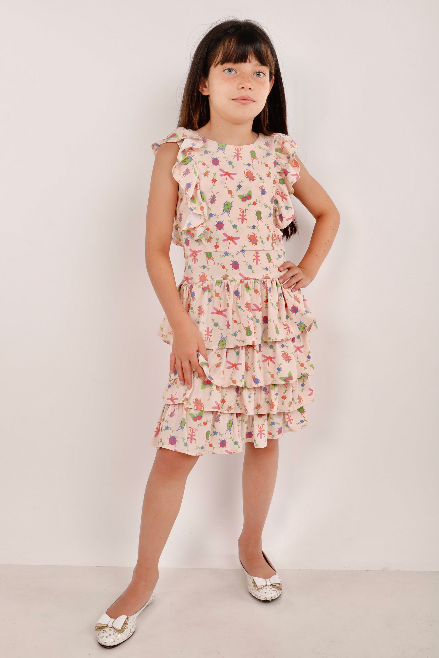 Vestido Expansible de  Vuelitos Insectos + Collet de REGALO + Descosedor de hilos GRATIS