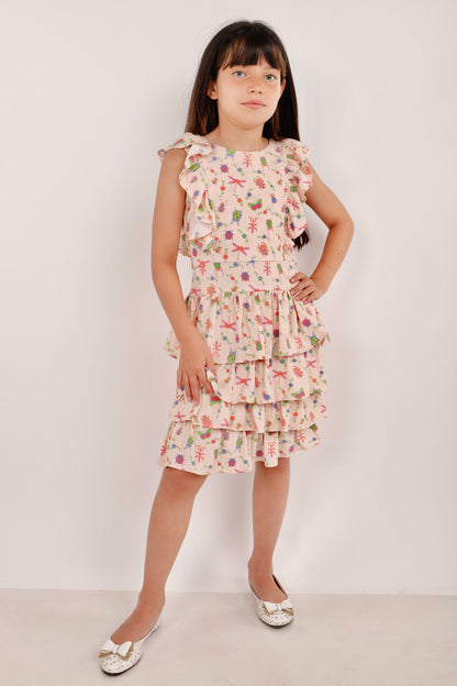 Vestido Expansible de  Vuelitos Insectos + Collet de REGALO + Descosedor de hilos GRATIS