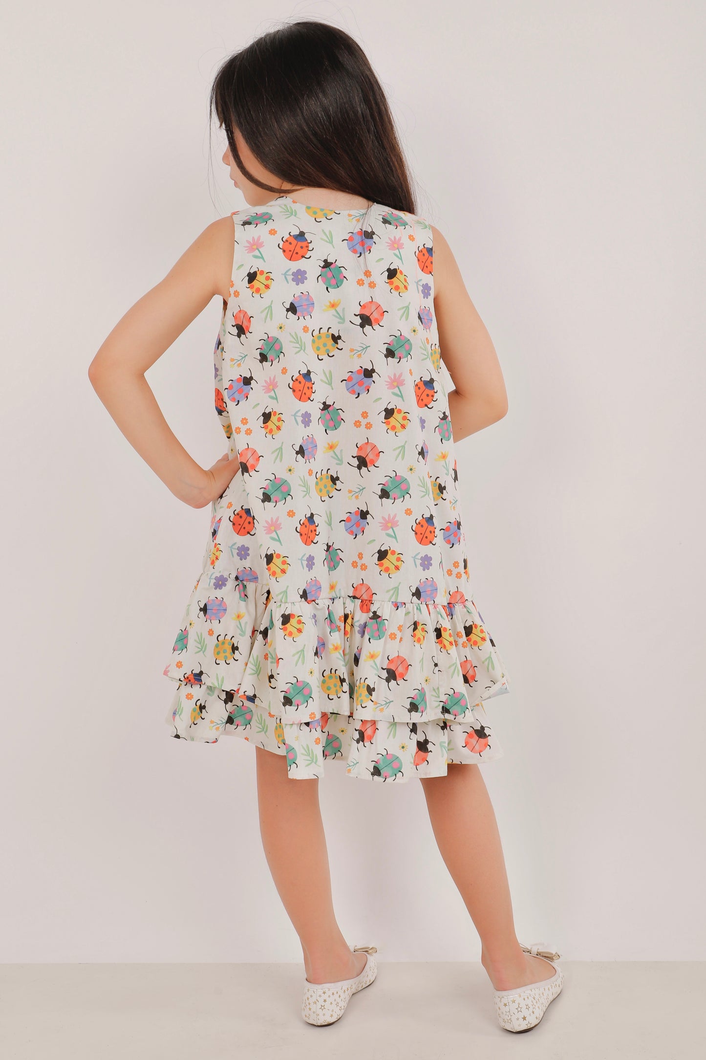 Vestido Expansible Trapecio de Chinitas + collet de REGALO + descosedor de hilos GRATIS