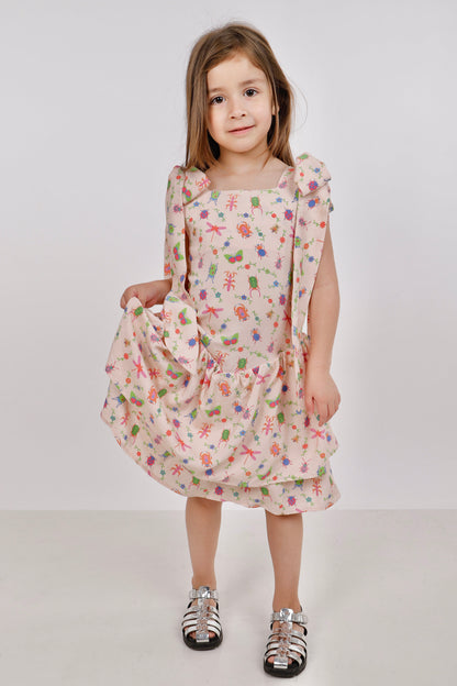 Vestido Expansible Lacitos Insectos + Collet de REGALO + Descosedor de hilos GRATIS