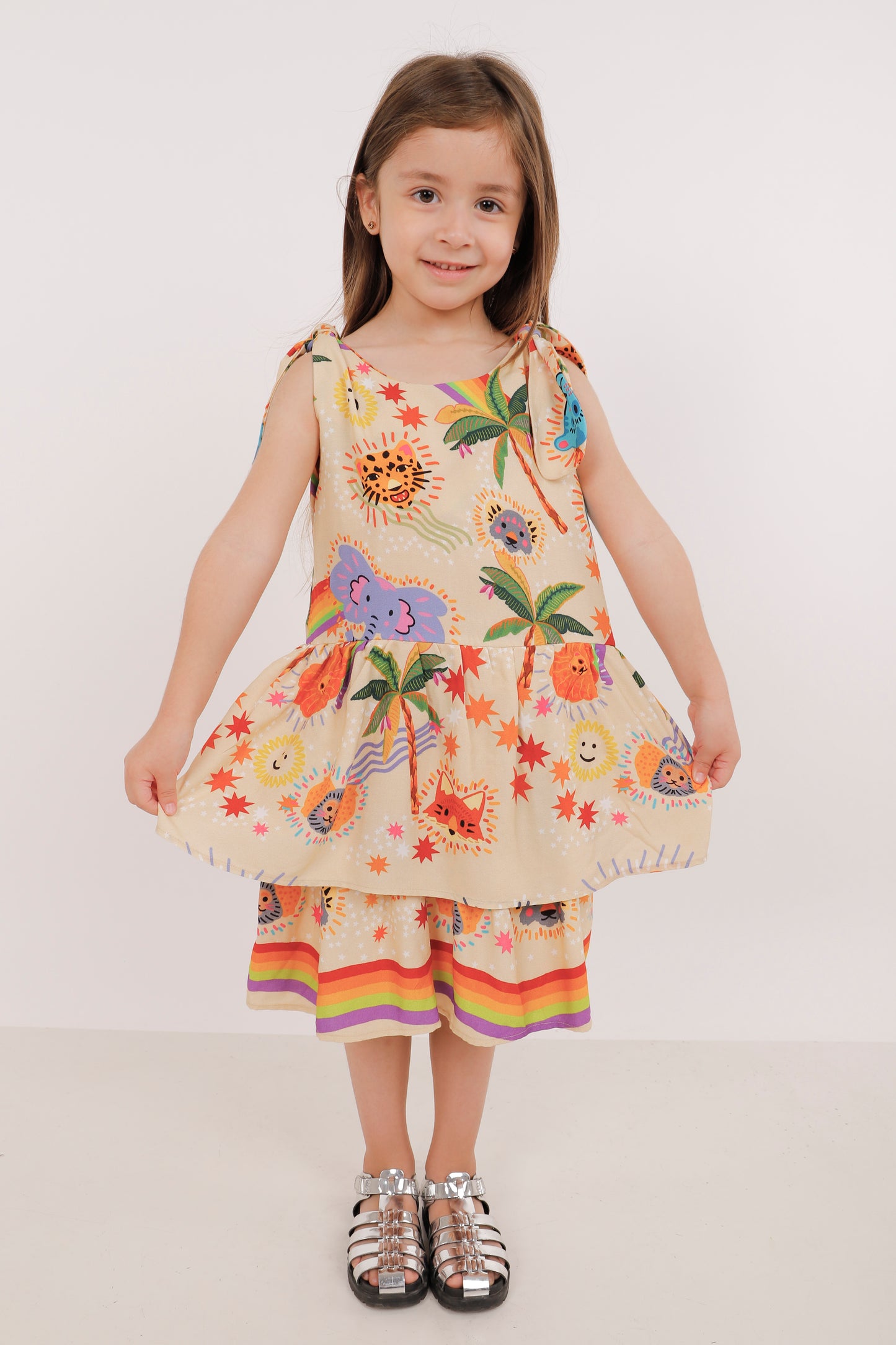 Vestido Expansible de Amarrar Sobre los Hombros + collet de REGALO + descosedor de hilos GRATIS