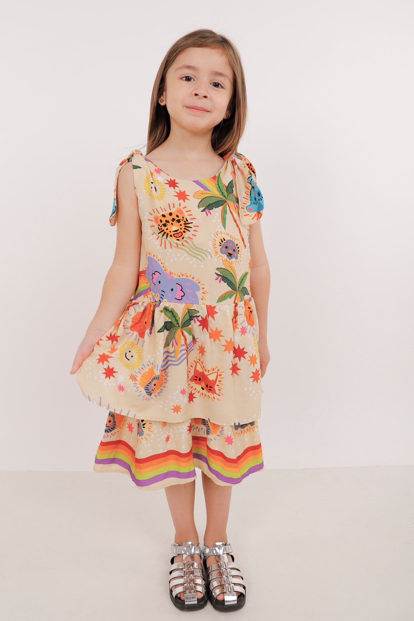 Vestido Expansible de Amarrar Sobre los Hombros + collet de REGALO + descosedor de hilos GRATIS