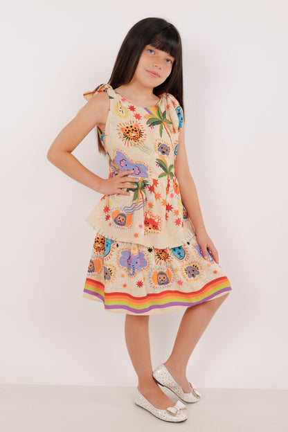 Vestido Expansible de Amarrar Sobre los Hombros + collet de REGALO + descosedor de hilos GRATIS